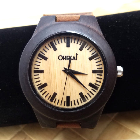 Ohekai Ebony Watch