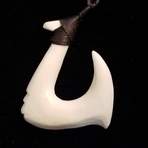 Fish Hook Pendant and Necklace