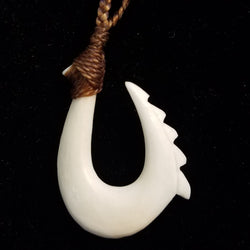 Fish Hook Pendant and Necklace