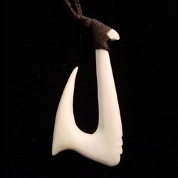 Fish Hook Pendant and Necklace