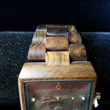 Bean and Vanilla Wood Watch