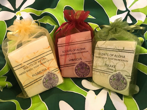 Scents of Aloha Soap 3 PACK
