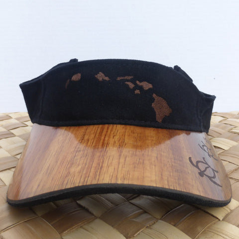Koa wood hat made in Kauai by Calabash, a great gift from Kaua'i, Hawaii