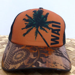 Koa wood hat made in Kauai by Calabash, a great gift from Kaua'i, Hawaii