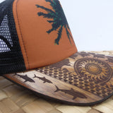 Koa wood hat made in Kauai by Calabash, a great gift from Kaua'i, Hawaii
