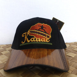 Koa wood hat made in Kauai by Calabash, a great gift from Kaua'i, Hawaii