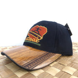 Koa wood hat made in Kauai by Calabash, a great gift from Kaua'i, Hawaii