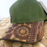 Koa wood hat made in Kauai by Calabash, a great gift from Kaua'i, Hawaii