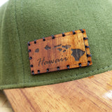 Koa wood hat made in Kauai by Calabash, a great gift from Kaua'i, Hawaii