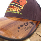 Koa wood hat made in Kauai by Calabash, a great gift from Kaua'i, Hawaii