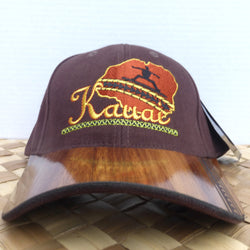 Koa wood hat made in Kauai by Calabash, a great gift from Kaua'i, Hawaii