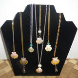Kauaian sunrise shell necklace, moon rise version