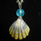 Kauaian sunrise shell necklace, moon rise version