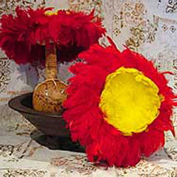 'Uli'uli Flat Top Red/Yell. Center Set